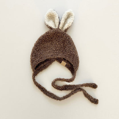 Winter and Autumn Rabbits Design Warm Fleece Balaclava for Baby: Sweet Cute Ear Protector Hat