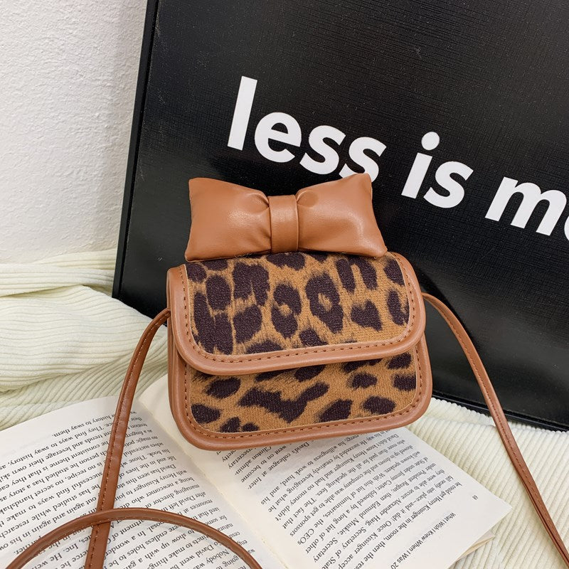 Stylish Fashion Leopard Print Girls’ Shoulder Bag