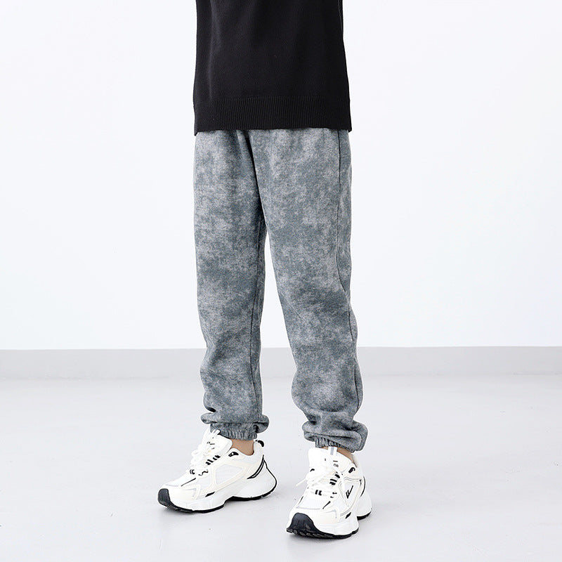 Autumn and Winter New Arrival Modern Casual Unisex Versatile Wax-dyed Pants