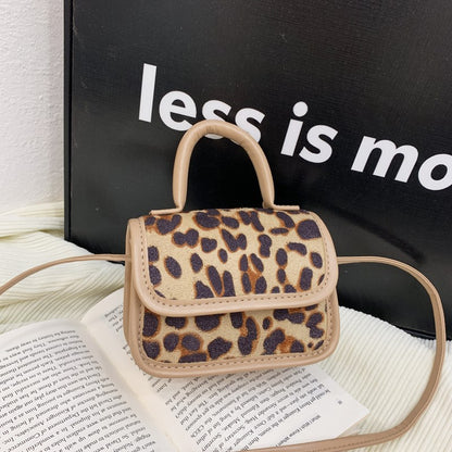 Stylish Fashion Leopard Print Girls’ Shoulder Bag