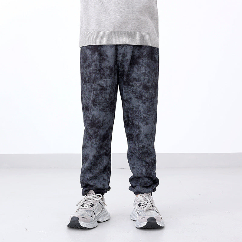 Autumn and Winter New Arrival Modern Casual Unisex Versatile Wax-dyed Pants