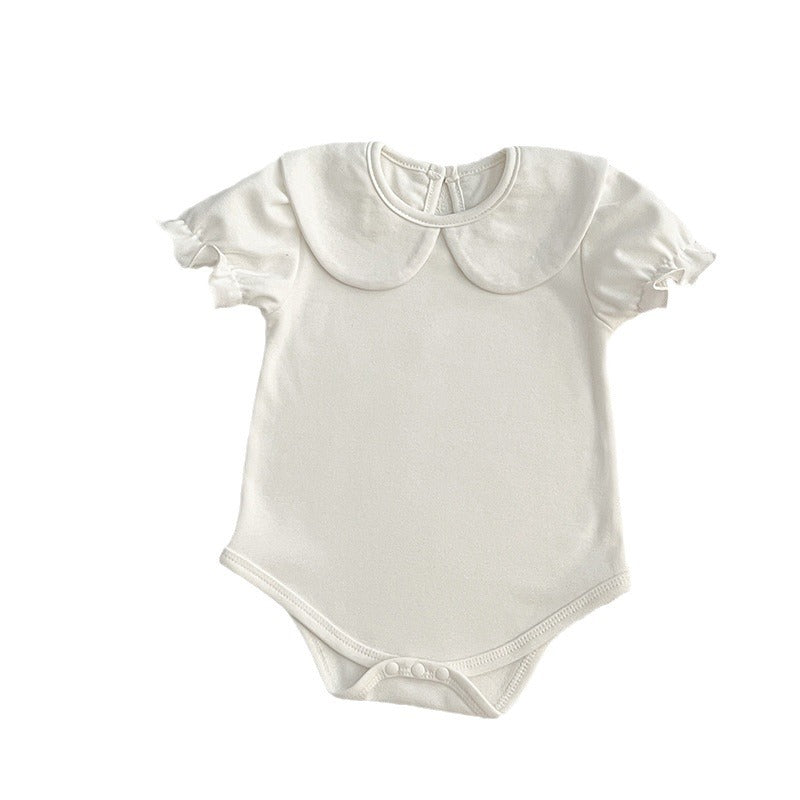 Summer Girls Solid Color High Quality Basic Onesies