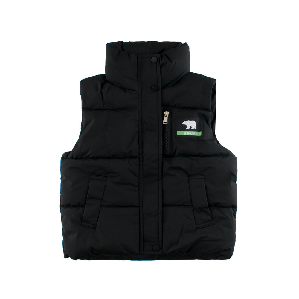 Style Kids’ Unisex Outerwear: Sleeveless Single Breasted Coat for Children