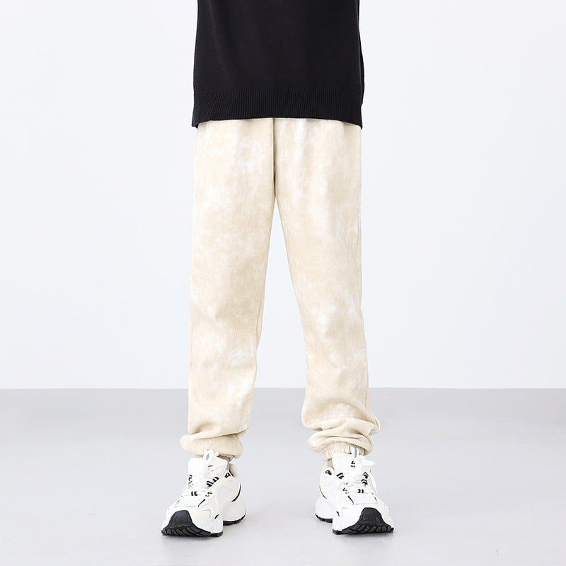 Autumn and Winter New Arrival Modern Casual Unisex Versatile Wax-dyed Pants