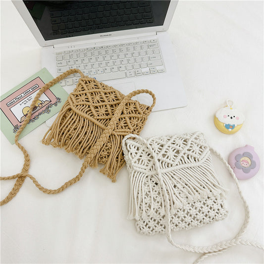 Baby Fashion Handmade Knitted Crossbody Bags