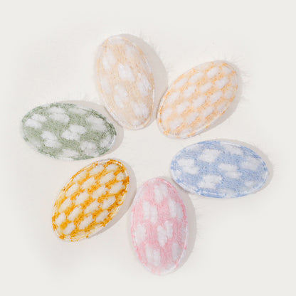 Baby Corn Kernel Fabric Printed Hair Clip for Gentle Side Clipping