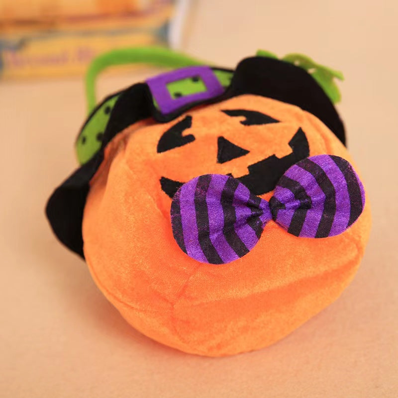 Halloween Witch Pumpkin Tote Bag Children’s Festival Candy Bag Decorative Props