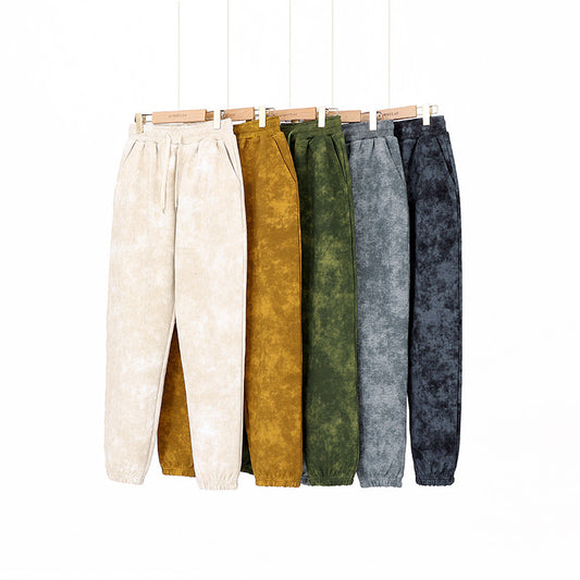 Autumn and Winter New Arrival Modern Casual Unisex Versatile Wax-dyed Pants