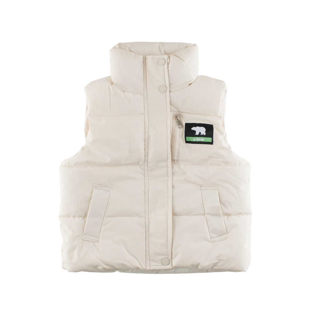 Style Kids’ Unisex Outerwear: Sleeveless Single Breasted Coat for Children