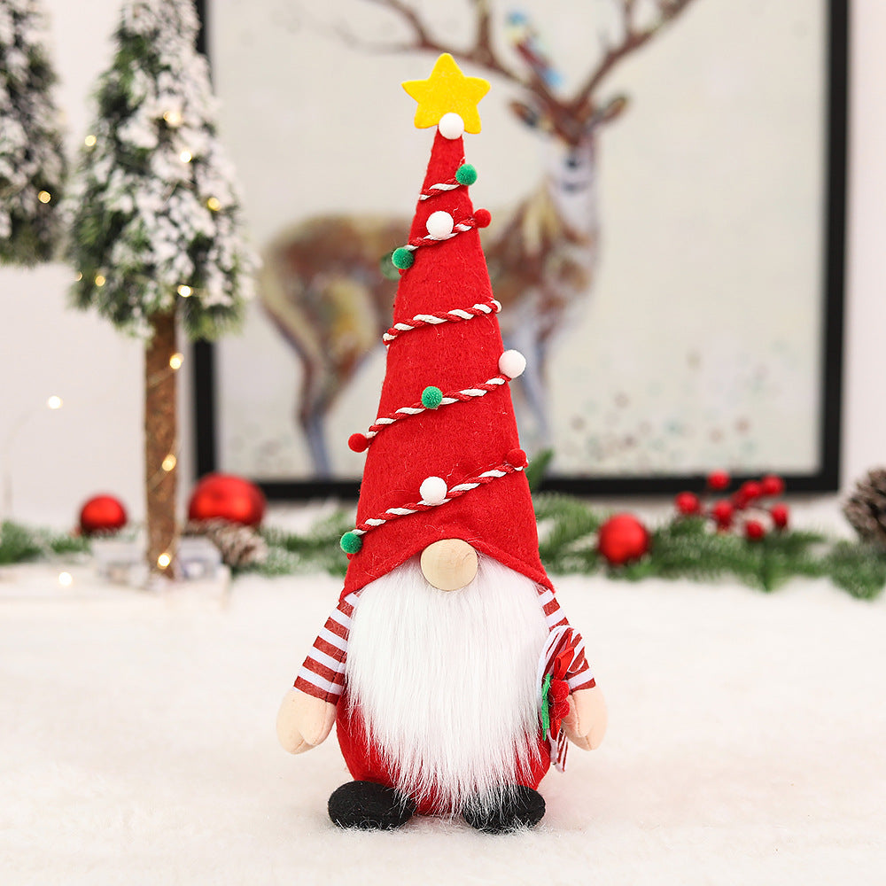 Christmas Nordic Style Santas Festival Decorative Props