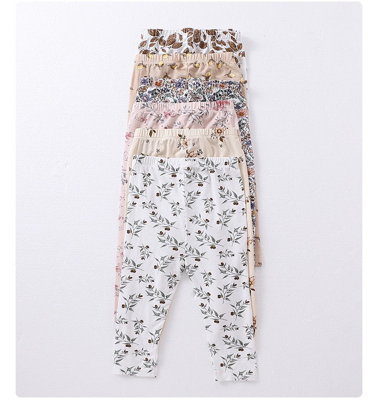 Baby Floral Print Pattern Loose Style Tops And Pants Outfits Sets Homeclothes My Kids-USA