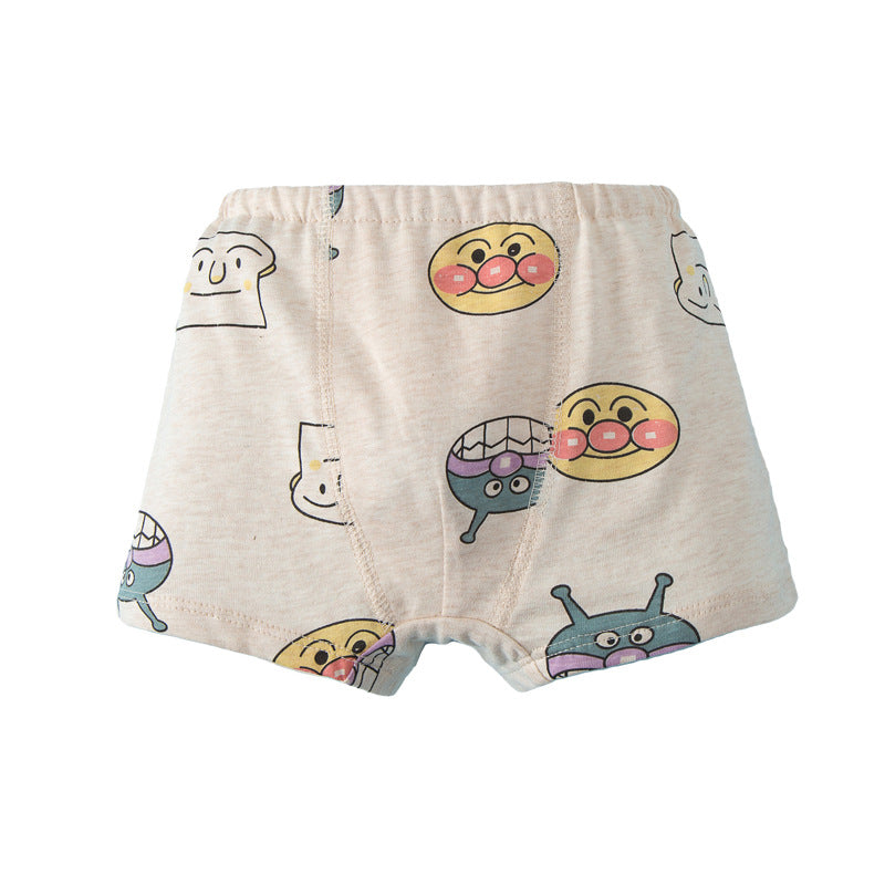 Baby Cartoon Graphic Pure Cotton Thin Style Breathable Underwear