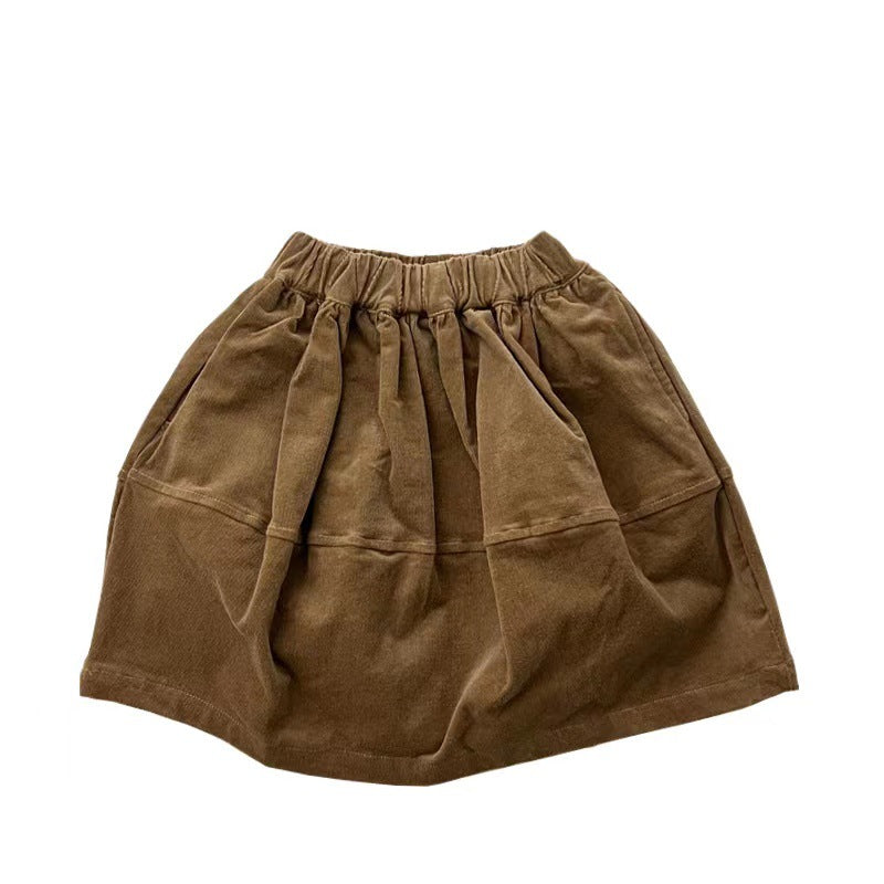 Corduroy skirt for baby best sale