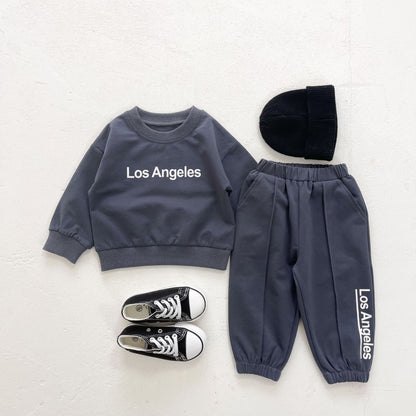 Baby Unisex Letter Print Sports Sets