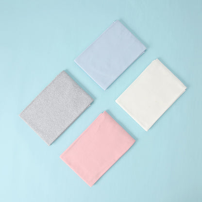 Conjuntos de pañales de algodón suave de color sólido para recién nacidos con sombrero sin borde 