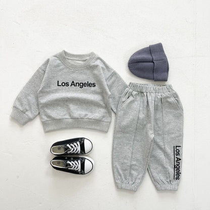 Baby Unisex Letter Print Sports Sets